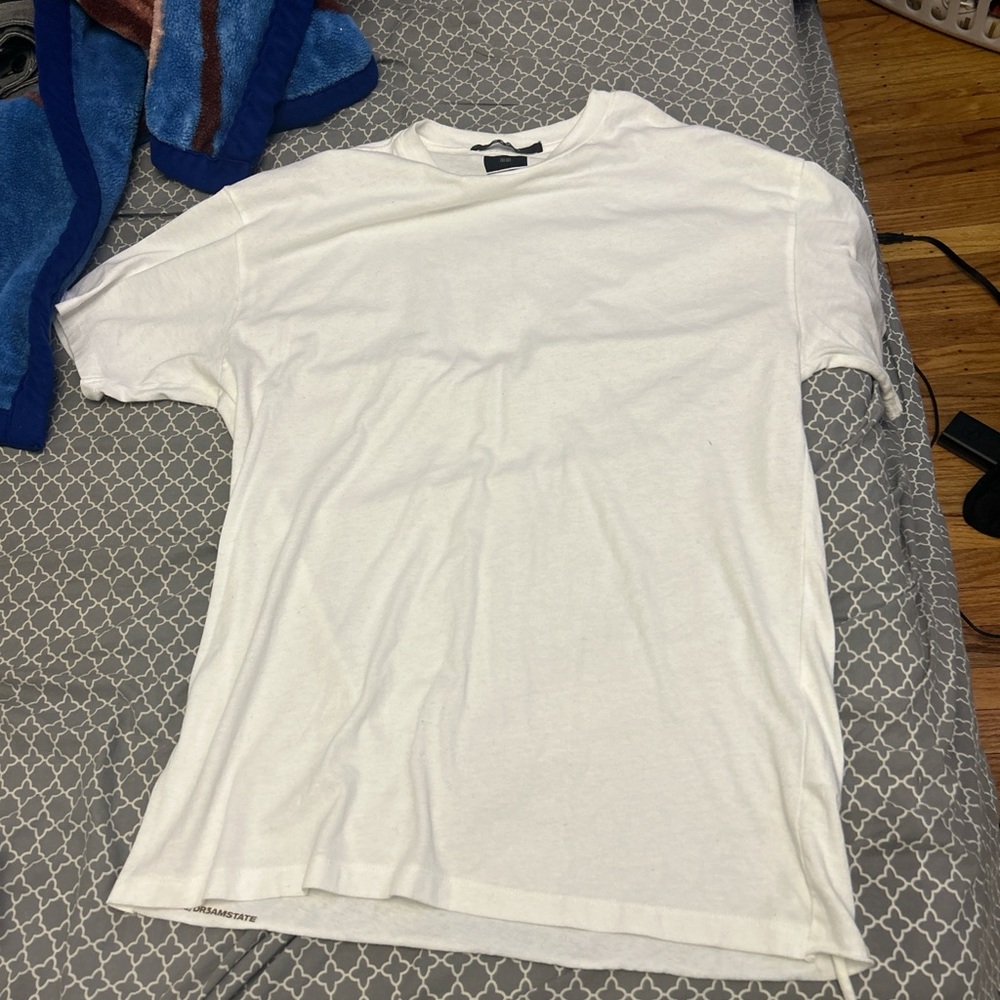 plain white ksubi shirt.